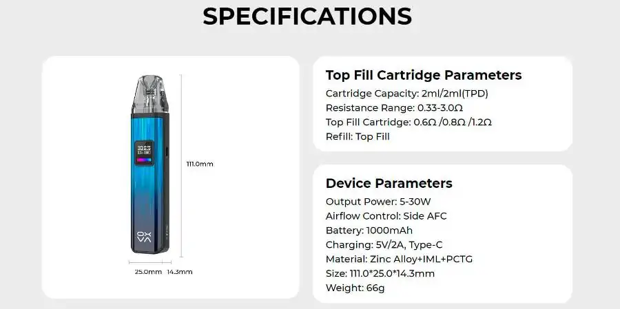 OXVA Xlim Pro Pod Kit